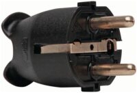 Kopp 175705003 Kunststoffschutzkontakt- stecker IP20 3x1,5qmm 16A 250V schwarz
