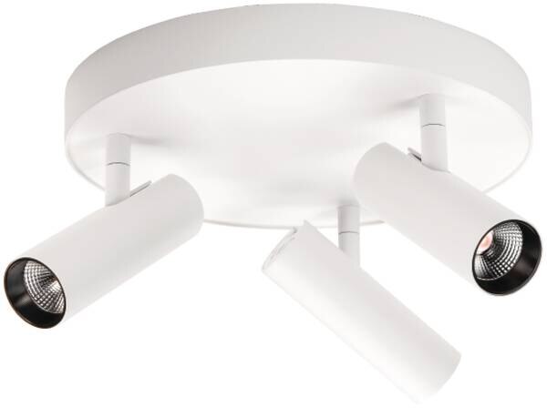 SG Leuchten SG LEUCHTEN LED-Deckenanbauleuchte 3x6W TUBE MICRO 320686 2700K 930lm weiß Konverter