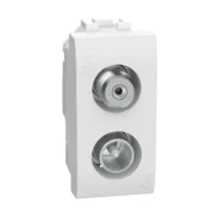 BTicino N4214DN LivingLight Anschluss- dose für TV-Sat 1M Weiß