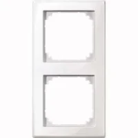 Merten Rahmen 2 fach pws/gl waage/senkrecht 478219
