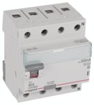 Legrand 411806 TX3 Fi-Schalter 80A 4-polig 300mA Typ A-S 400VAC 4TE
