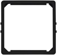 Kopp 335750001 HK05 Zwischenrahmen f.50x50 DIN Gerät mattschwarz
