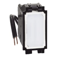BTicino K4004L LivingNow 1M Kreuz- schalter mit weißer LED-Beleuchtung Schraubklemme