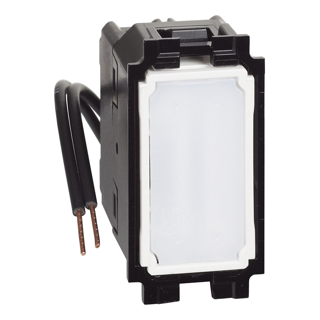 Legrand BTicino K4004L LivingNow 1M Kreuz- schalter mit weißer LED-Beleuchtung Schraubklemme