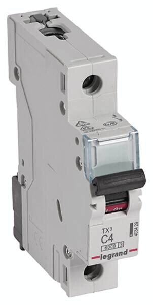 Legrand Legrand 403429 TX3 LS-Schalter C 4A 1-polig 6kA 230/400VAC 1TE