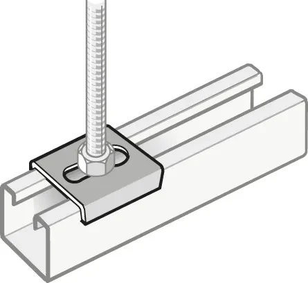 Legrand Legrand CM595283 Arretierungsplatte Pv41 tauchfeuerverzinkt