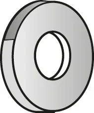 Legrand Legrand CM801511 Unterlegscheibe M8 elektrolytisch verzinkt