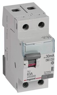 Legrand 411597 TX3 Fi-Schalter 63A 2-polig 30mA Typ F-G 230VAC 2TE