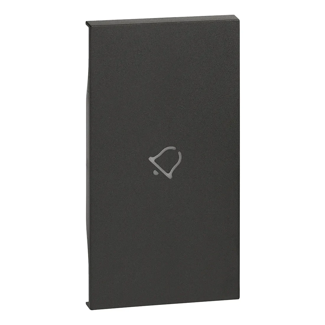 Legrand BTicino KG01M2D LivingNow 2M Tasten- abdeckung mit Symbol Glocke Black