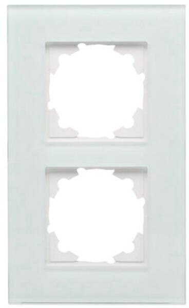 Kopp Kopp 405408007 Glas-Abdeckrahmen 2-fach HK07 mint
