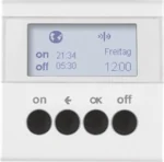 Berker KNX-Funk Zeitschaltuhr polarweiß matt 85745288
