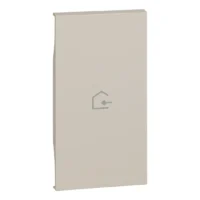 BTicino KM01MH2BACK LivingNow 2M Tasten- abd. MyHome+Symb. Nachhause kommen Sand