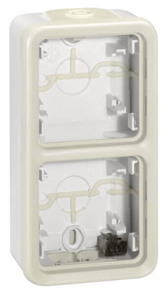 Legrand Legrand 069691 Gehäuse 2-fach senkrecht FR-Aufputz Plexo55 weiß