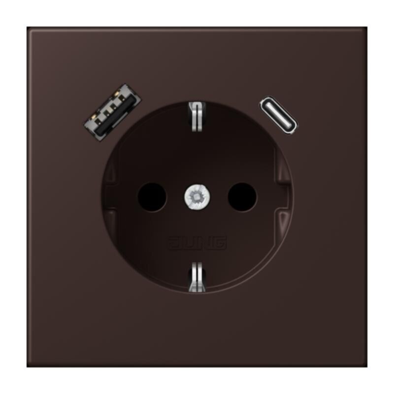 Jung Jung LC1520-15CA252 SCHUKO-Steckdose mit USB Typ AC LC4320J