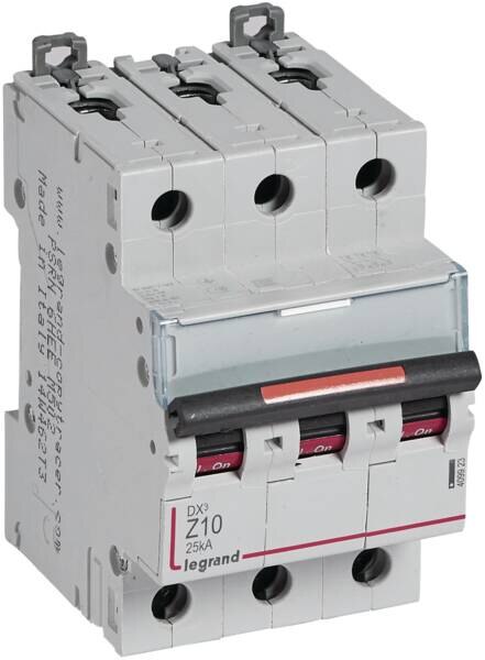 Legrand Legrand 409923 DX3 LS-Schalter Z 10A 3-polig 25kA 400VAC 3TE