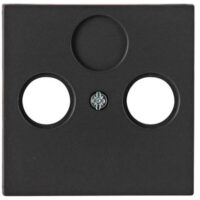 Kopp 373515187 Abdeckung für Ant steckd.2-fach TV RF M3x13,M3x16,M3x25 Athenis anthrazit