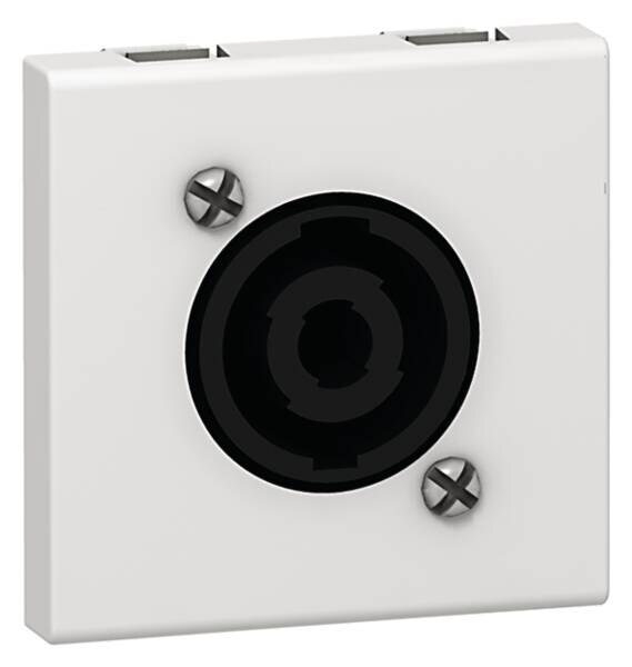 Legrand Legrand 078760 Speakon 4-polig 2-modulig Mosaic ultaweiß