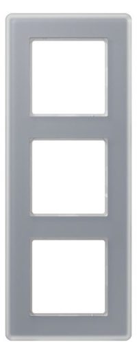 Jung AV583GLMKG Glasrahmen 3f senkr.eu.waager.e Montage Glas A VIVA kr