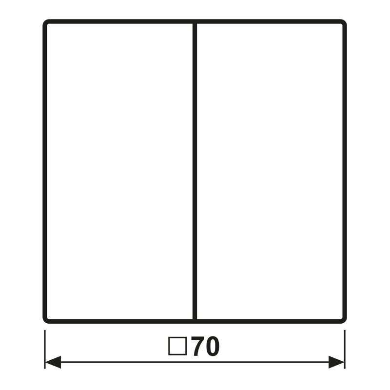 Jung Jung Wippe für Serientaster GCR102