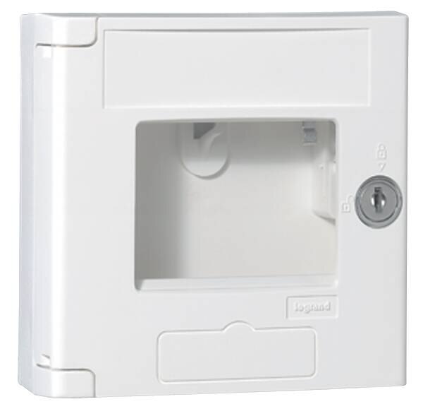 Legrand Legrand 038056 Schlüsselkasten IP44 IK07 leer mit Signalkontakt 4-48VDC 100mA weiß