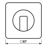 Jung Abdeckung für Drehschalter CD 1541 LG