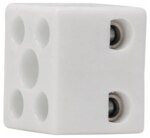 Kopp 55566419 Lüsterklemmleiste Porcel. 2P.4,0qmm 3st
