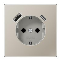 Jung ES1520-15CA SCHUKO-Steckdose m.USB Typ AC