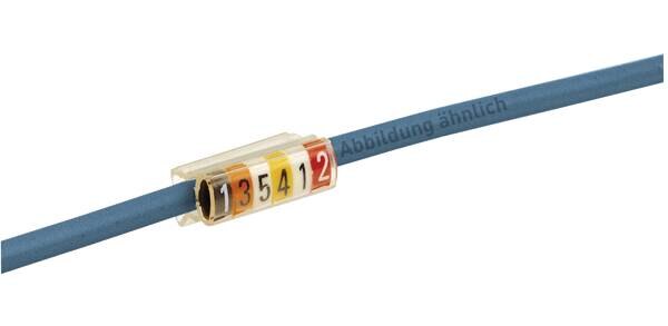 Legrand 037835 Kennzeichnungssystem Memocab Buchstabe:J schwarz auf weiß