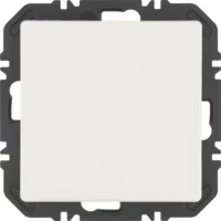 Berker Modul mit Wippe 1-fach Q.x Polarweiß samt 24116189