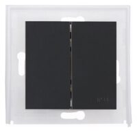 Kopp 493615008 HK07 IP44-Doppel-Flächenwippe Farbe:anthrazit