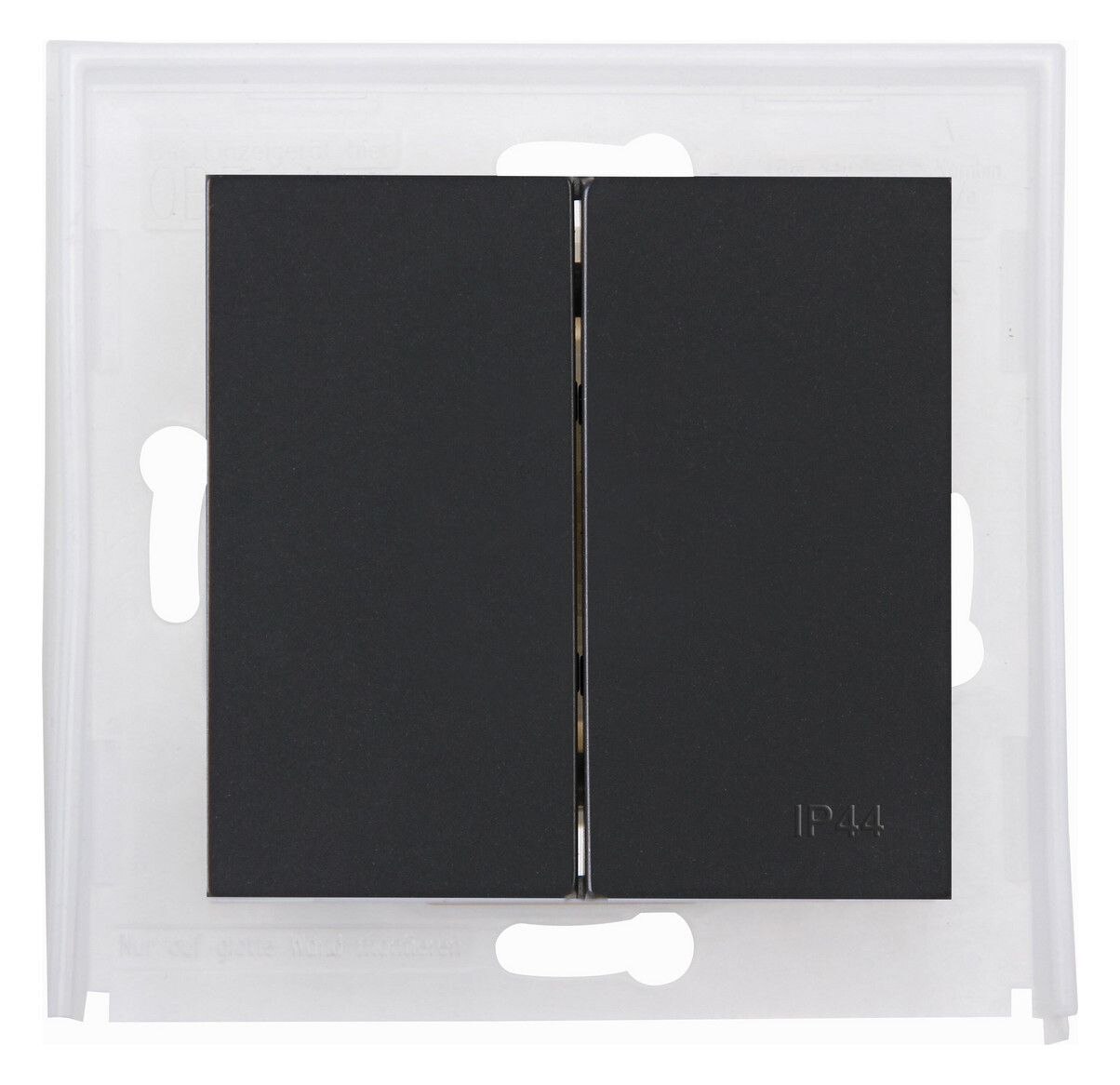 Kopp Kopp 493615008 HK07 IP44-Doppel-Flächenwippe Farbe:anthrazit