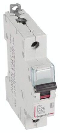 Legrand 409434 DX3 LS-Schalter D 25A 1-polig 10kA 230/400VAC 1TE