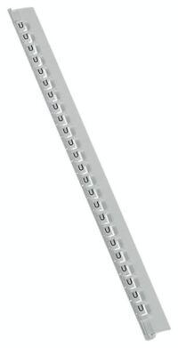 Legrand 037846 Kennzeichnungssystem Memocab Buchstabe:U schwarz auf weiß