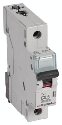 Legrand 404162 TX3 LS-Schalter C 0,5A 1-polig 10kA 230/400VAC 1TE
