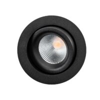 SG LEUCHTEN LED-Einbaustrahler 7W Konverter Junistar Lux Blade 902646 dimmbar 1LED schwarz