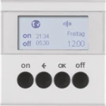 Berker KNX-Funk Zeitschaltuhr aluminium matt 85745283