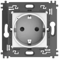 BTicino N4141AC vernet. Schuko Steckdose für LivingLight with Netatmo Weiß