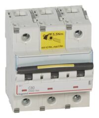 Legrand 409280 DX3 LS-Schalter C 80A 3-polig 10kA 400VAC 4,5TE