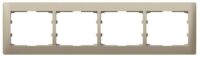Legrand 771404 Rahmen 4-fach waagerecht Galea titanium
