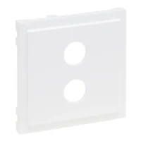 Legrand 765178 SEANO Abdeckung Lautsprecher 1-fach m.4 mm-Buchse Ultraweiß