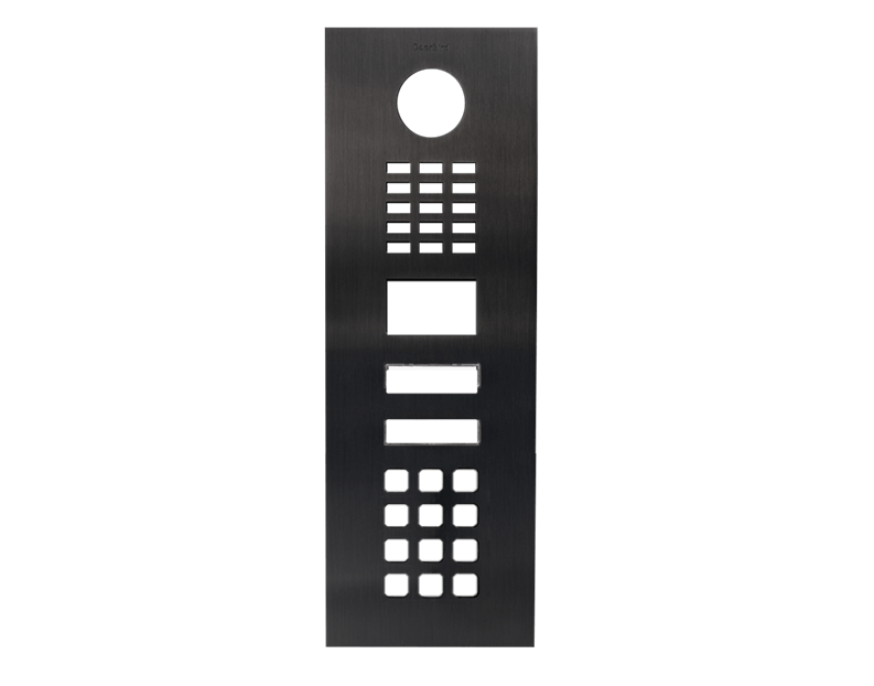 Doorbird DoorBird D2102KV Frontblende – Titan-Optik (PVD)