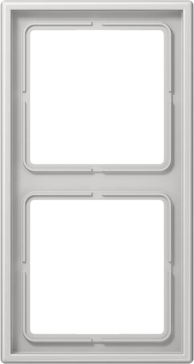 Jung Jung Rahmen 2-fach lgr waage/senkrecht LS 982 LG