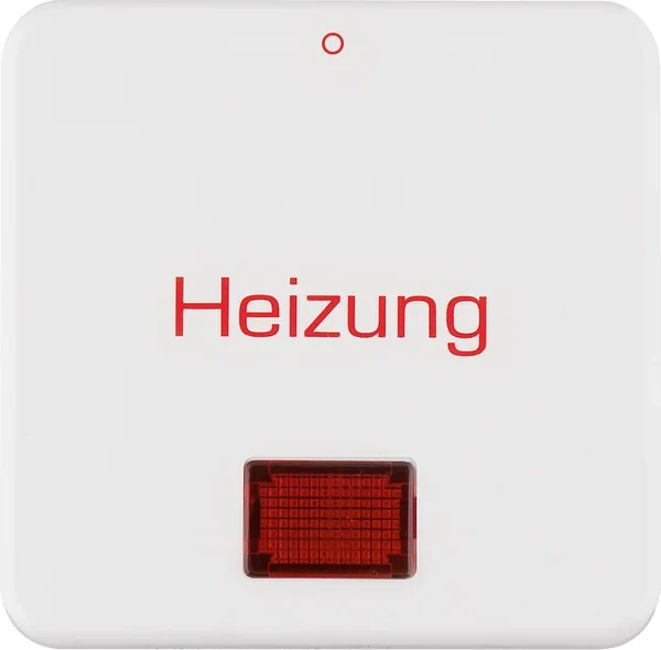 Berker Wippe mit Linse Heizung pws/glänz 156919