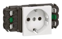Legrand 077401 Steckdose 1-fach DLP+KS Mosaic ultaweiß