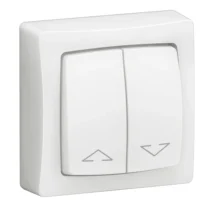 Legrand 086013L OTEO Jalousieschalter Komplettgerät für APmontage Weiß