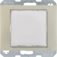 Berker LED-Signallicht rot/grün edelstahl matt lackiert. 29527004