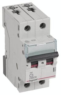 Legrand 403522 TX3 LS-Schalter C 3A 2-polig 6kA 400VAC 2TE