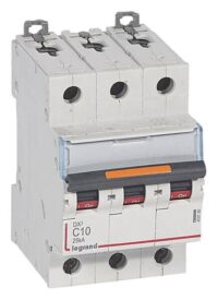 Legrand 409780 DX3 LS-Schalter C 10A 3-polig 25kA 400VAC 3TE