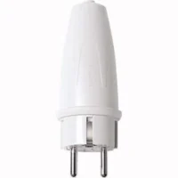 Bild vom Produkt: Merten PVC-SCHUKO-Stecker weiß 16A AC 250V 125462