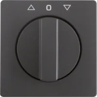 Berker Zentralstück mit Drehknopf Jalousie Q.1/Q.3 ant 1080608600